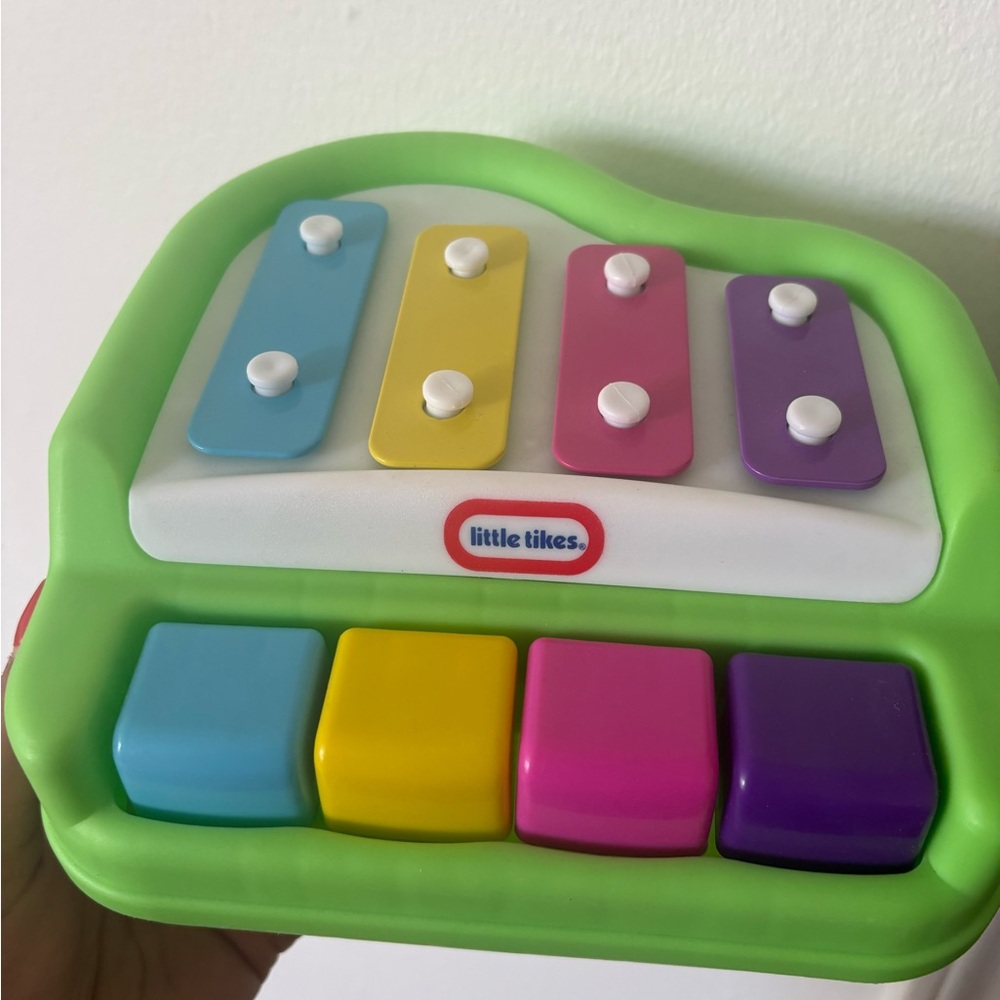 Green Kids Xylophone Piano Toy - Multi-Color